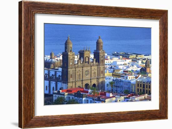 Santa Ana Cathedral, Vegueta Old Town, Las Palmas de Canary Islands, Spain-Neil Farrin-Framed Photographic Print