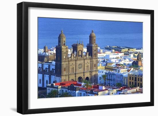 Santa Ana Cathedral, Vegueta Old Town, Las Palmas de Canary Islands, Spain-Neil Farrin-Framed Photographic Print