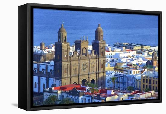 Santa Ana Cathedral, Vegueta Old Town, Las Palmas de Canary Islands, Spain-Neil Farrin-Framed Premier Image Canvas