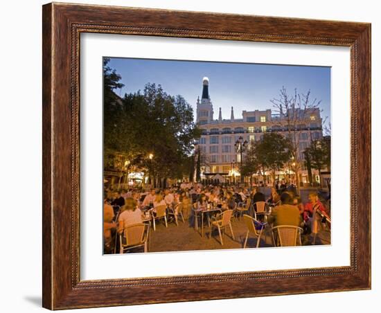 Santa Ana Square, Madrid, Spain, Europe-Marco Cristofori-Framed Photographic Print