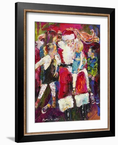 Santa and Bailey-Richard Wallich-Framed Giclee Print