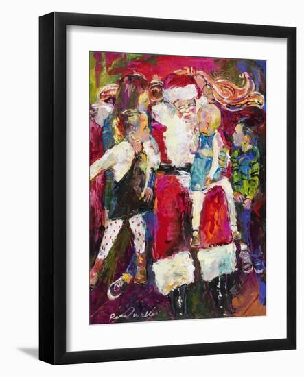 Santa and Bailey-Richard Wallich-Framed Giclee Print