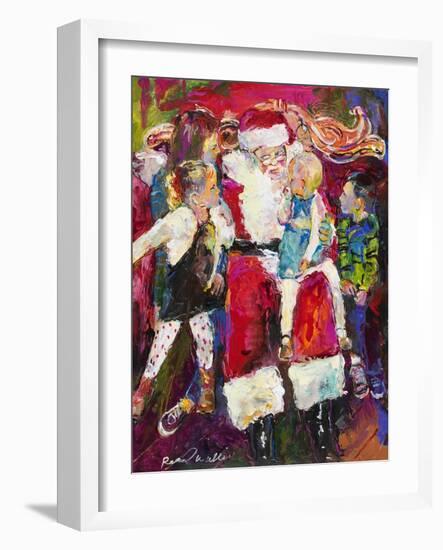 Santa and Bailey-Richard Wallich-Framed Giclee Print