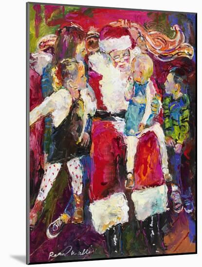 Santa and Bailey-Richard Wallich-Mounted Giclee Print