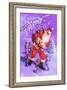 Santa and Elves-Judy Mastrangelo-Framed Giclee Print