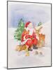 Santa and Friends-Diane Matthes-Mounted Giclee Print