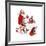 Santa and Helpers-Norman Rockwell-Framed Giclee Print