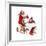 Santa and Helpers-Norman Rockwell-Framed Giclee Print