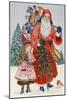 Santa and His Helper (W/C on Paper)-Catherine Bradbury-Mounted Giclee Print