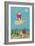 Santa and Red-Nathaniel Mather-Framed Giclee Print