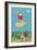 Santa and Red-Nathaniel Mather-Framed Giclee Print