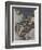 Santa and Sleigh, Rooftops-Arthur Rackham-Framed Photographic Print