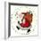 Santa and Toy Sack-Beverly Johnston-Framed Giclee Print