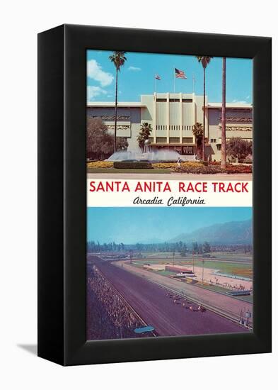 Santa Anita Racetrack-null-Framed Stretched Canvas