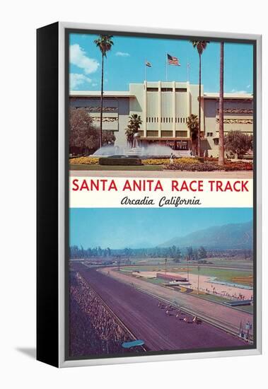 Santa Anita Racetrack-null-Framed Stretched Canvas