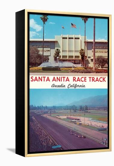 Santa Anita Racetrack-null-Framed Stretched Canvas