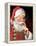 SANTA ASKING FOR QUIET-CHRIS CONSANI-Framed Stretched Canvas