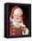 SANTA ASKING FOR QUIET-CHRIS CONSANI-Framed Stretched Canvas