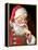 SANTA ASKING FOR QUIET-CHRIS CONSANI-Framed Stretched Canvas