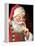 SANTA ASKING FOR QUIET-CHRIS CONSANI-Framed Stretched Canvas