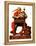 "Santa at His Desk", December 21,1935-Norman Rockwell-Framed Premier Image Canvas