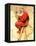 "Santa at the Map", December 16,1939-Norman Rockwell-Framed Premier Image Canvas