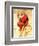 "Santa at the Map", December 16,1939-Norman Rockwell-Framed Giclee Print