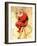 "Santa at the Map", December 16,1939-Norman Rockwell-Framed Giclee Print