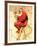 "Santa at the Map", December 16,1939-Norman Rockwell-Framed Giclee Print