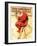 "Santa at the Map" Saturday Evening Post Cover, December 16,1939-Norman Rockwell-Framed Premium Giclee Print