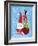 Santa & Bag of Presents-Teresa Woo-Framed Art Print