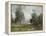 Santa Barbara Mission, 1916 (Oil on Canvas)-Thomas Moran-Framed Premier Image Canvas