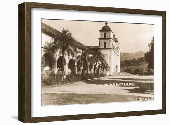 Santa Barbara Mission, California-null-Framed Art Print