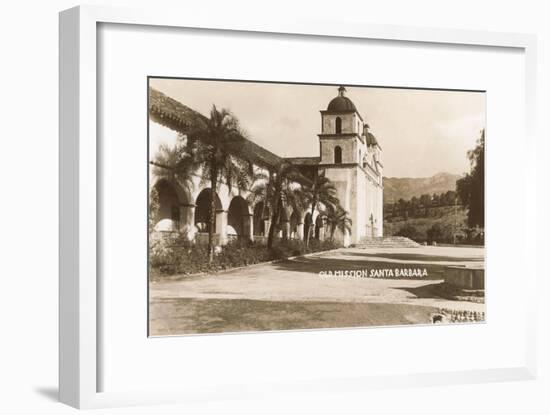 Santa Barbara Mission, California-null-Framed Art Print