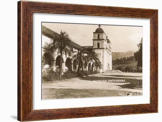 Santa Barbara Mission, California-null-Framed Art Print