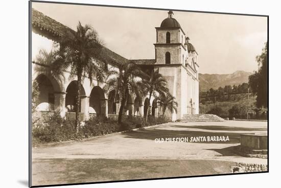 Santa Barbara Mission, California-null-Mounted Art Print