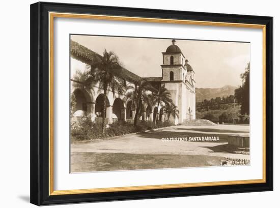 Santa Barbara Mission, California-null-Framed Art Print