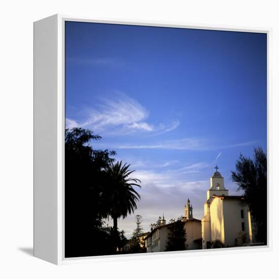 Santa Barbara Mission Founded in 1786, Santa Barbara, California-Aaron McCoy-Framed Premier Image Canvas