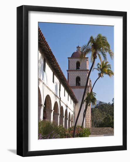 Santa Barbara Mission, Santa Barbara, California, United States of America, North America-Michael DeFreitas-Framed Photographic Print