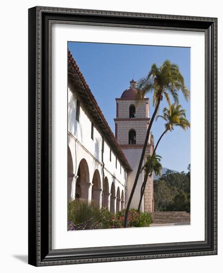 Santa Barbara Mission, Santa Barbara, California, United States of America, North America-Michael DeFreitas-Framed Photographic Print