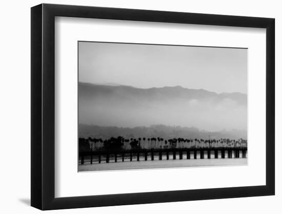 Santa Barbara Pier Mono-John Gusky-Framed Photographic Print