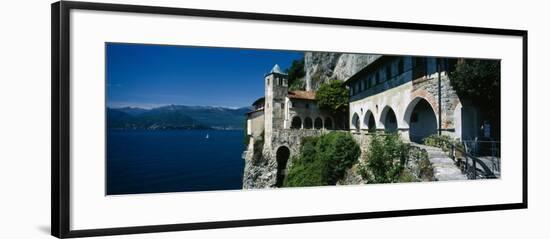 Santa Caterina Del Sasso, Lake Maggiore, Piedmont, Italy-null-Framed Photographic Print