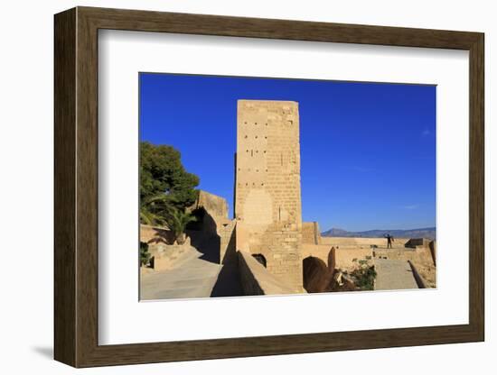 Santa Caterina Tower, Santa Barbara Castle, Alicante City, Spain, Europe-Richard Cummins-Framed Photographic Print