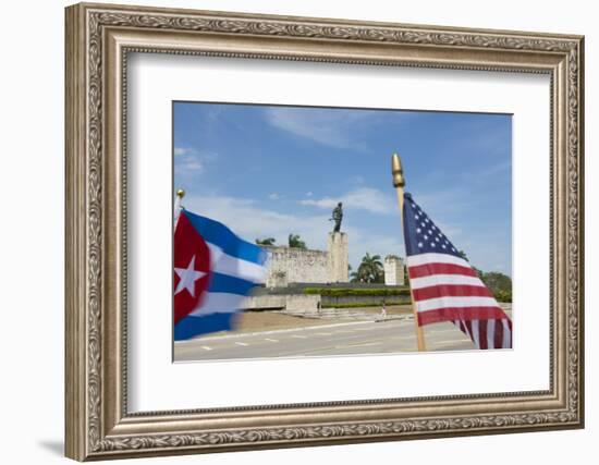 Santa Clara, Cuba. Memorial to Che Guevara hero of Revolution-Bill Bachmann-Framed Photographic Print