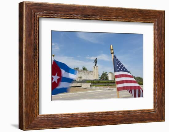 Santa Clara, Cuba. Memorial to Che Guevara hero of Revolution-Bill Bachmann-Framed Photographic Print