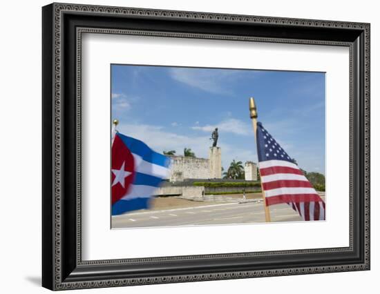 Santa Clara, Cuba. Memorial to Che Guevara hero of Revolution-Bill Bachmann-Framed Photographic Print