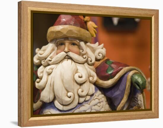 Santa Claus, Christmas Market, Cologne, Germany, Europe-Martin Child-Framed Premier Image Canvas