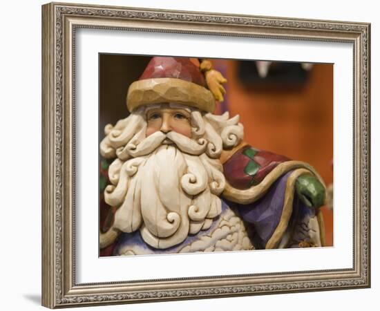 Santa Claus, Christmas Market, Cologne, Germany, Europe-Martin Child-Framed Photographic Print