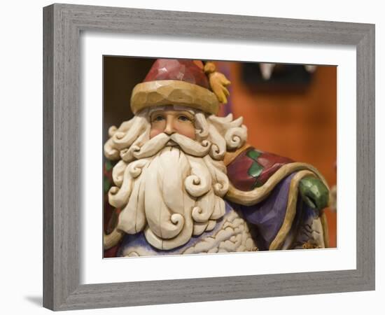 Santa Claus, Christmas Market, Cologne, Germany, Europe-Martin Child-Framed Photographic Print