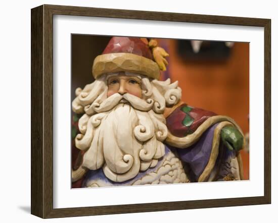 Santa Claus, Christmas Market, Cologne, Germany, Europe-Martin Child-Framed Photographic Print